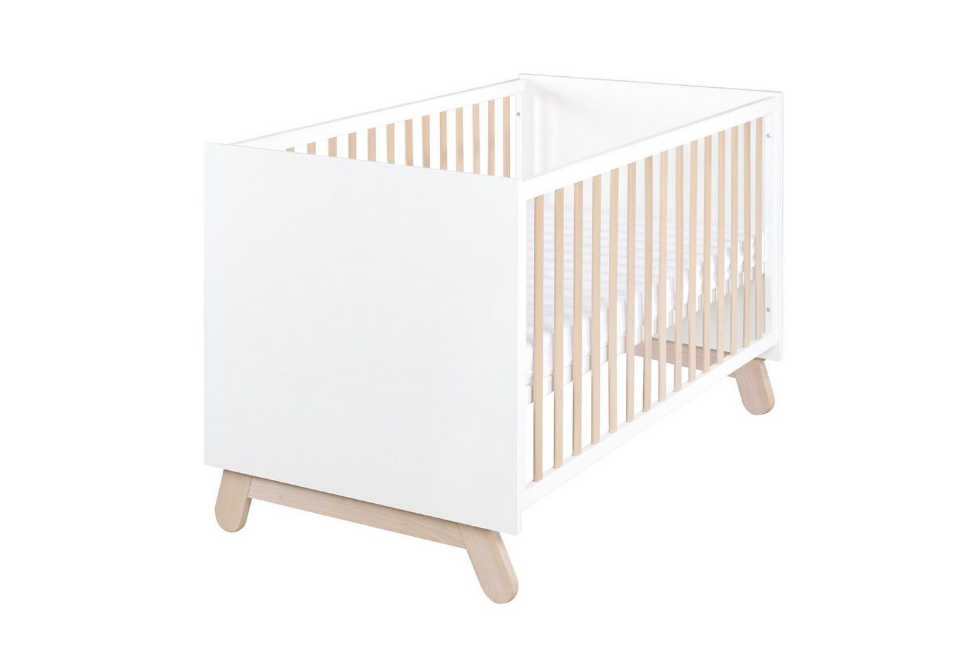 roba® Babybett Jara/Clara, höhenverstellbar, umbaubar & mitwachsend von roba®