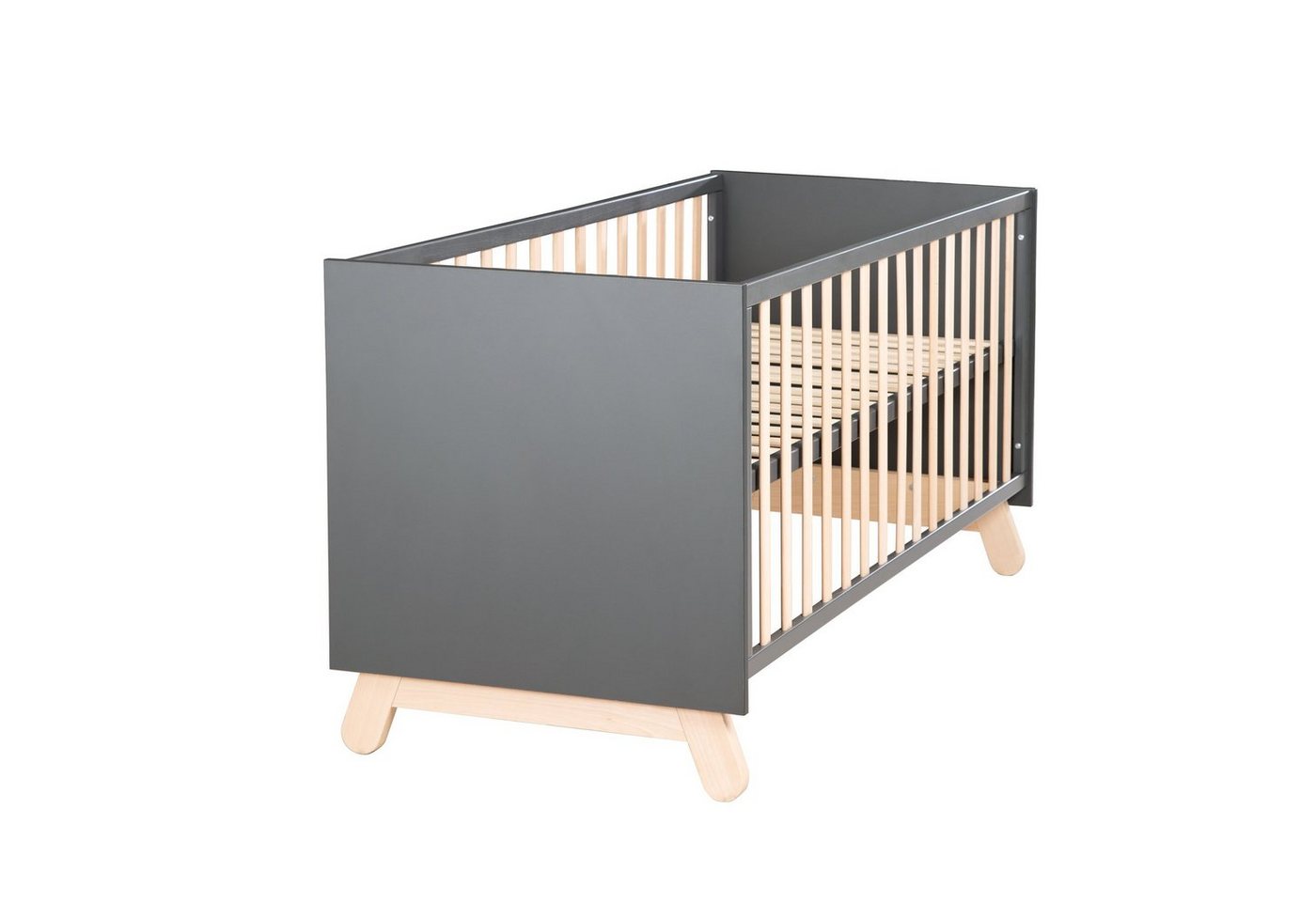 roba® Babybett Jara/Clara, höhenverstellbar, umbaubar & mitwachsend von roba®