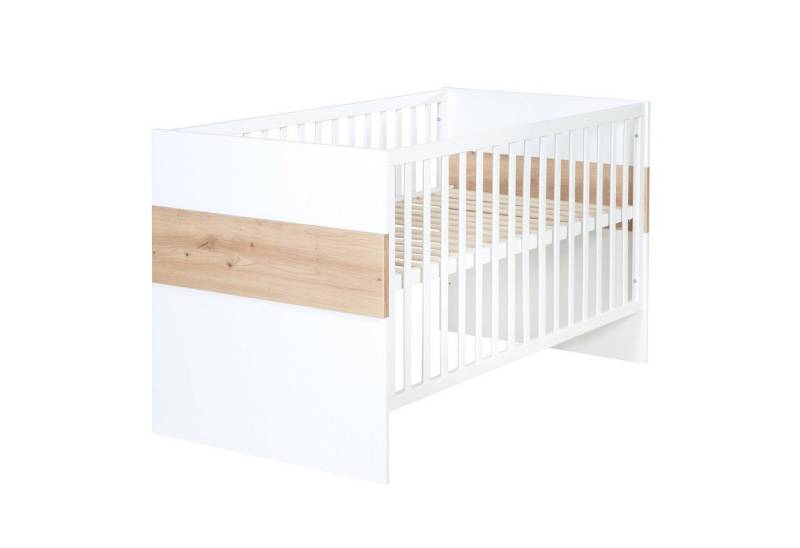 roba® Babybett Lion, Gitterbett, Umbaubar & Mitwachsend - Höhenverstellbar von roba®