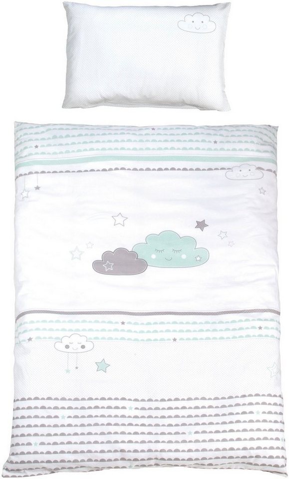 roba® Babybett Room Bed - Dekor Happy Cloud, als Beistell-, Kinder- und Juniorbett verwendbar von roba®