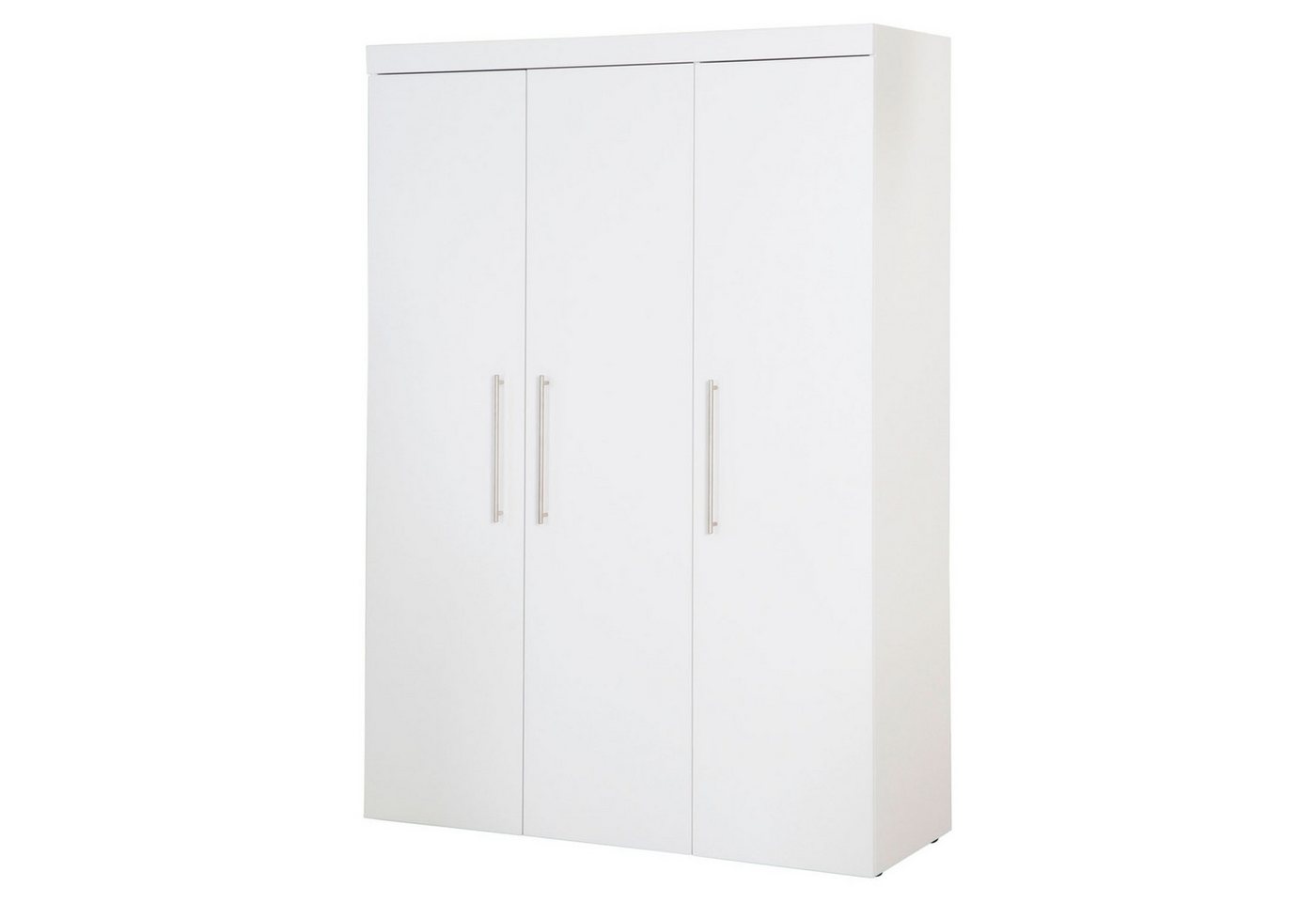 roba® Drehtürenschrank KIMI, 3-türig, Weiß, für Baby- und Kinderzimmer, 1 Kleiderstange, 6 Einlegeböden, B 135 x H 195 x T 50 cm von roba®