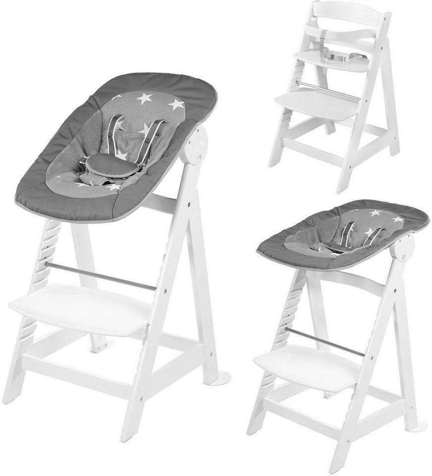 roba® Hochstuhl 2-in-1 Set Born Up, Little Stars, mit Neugeborenen-Aufsatz von roba®