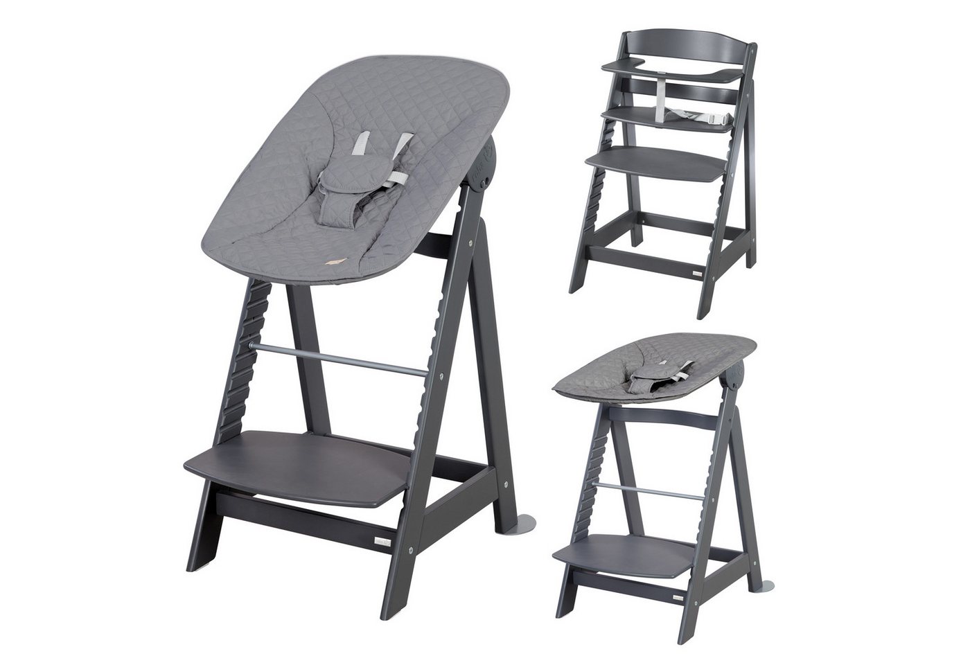 roba® Hochstuhl Born Up 2in1, Treppenhochstuhl mit Liegefunktion von roba®