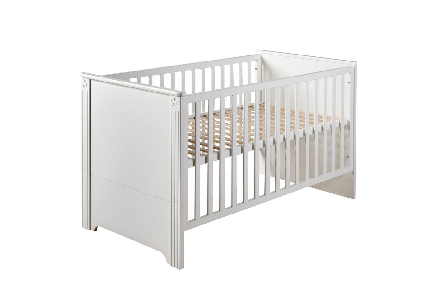 roba® Babybett Maxi, Gitterbett, höhenverstellbar - Umbaubar zum Juniorbett von roba®