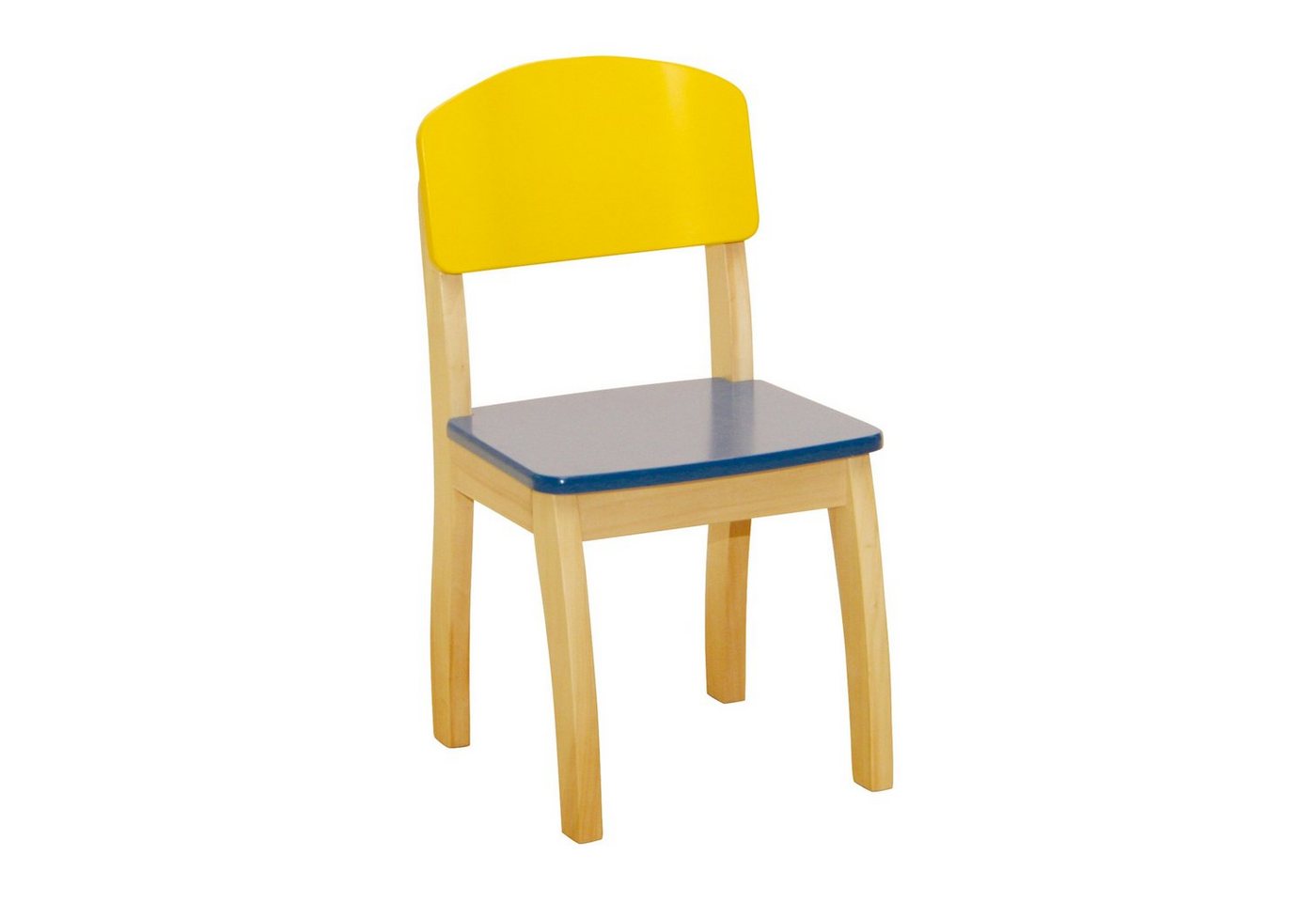 roba® Stuhl Kinderstuhl, Stuhl mit Lehne für Kinder, Holz lackiert von roba®