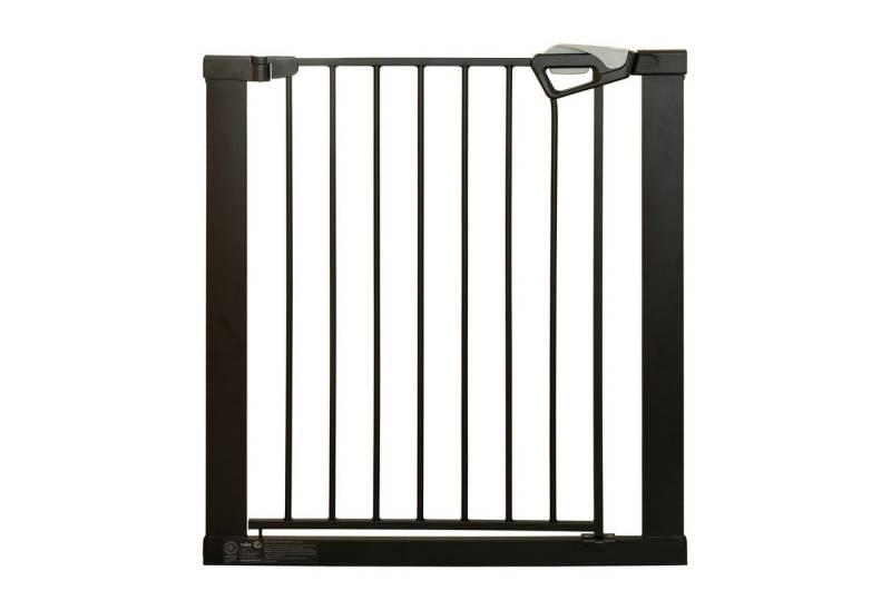 roba® Türschutzgitter easySafe+ Tür- & Treppenschutzgitter Metall - Verstellbreite 75-82 cm, TÜV-geprüft - Ampelverschluss 90°-Stopp - Bohrfrei - Von 0-24 Monaten von roba®