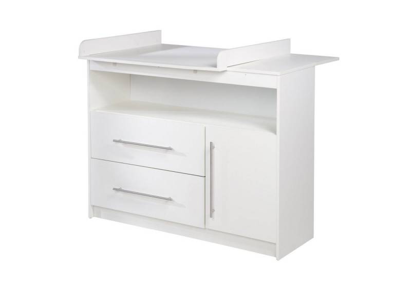 roba® Wickelkommode Maren, mit abnehmbarem Wickelansatz, breit, 2 Schubladen, Wickelhöhe 90,5 cm von roba®