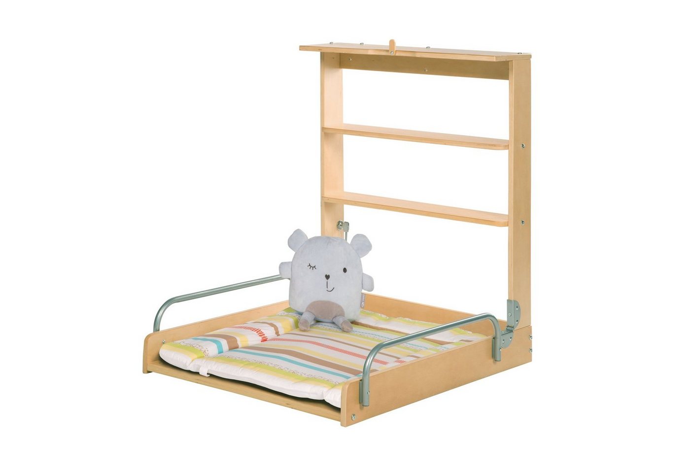 roba® Wickelregal Dschungelbaby, klappbarer Wickeltisch, inkl. Wickelauflage von roba®