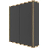 Roba Wandschrank »Morena« mit 2 Türen - 60x15x70cm - braun - Holz / Acryl von roba