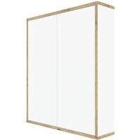Roba Wandschrank »Morena« mit 2 Türen - 60x15x70cm - braun - Holz / Acryl von roba
