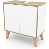 Roba Waschbeckenunterschrank »Morena« mit 2 Türen - 60x32,5x63cm - braun - Holz / Acryl Roba Waschbeckenunterschrank »Morena« mit 2 Türen - 60x32,5x63cm - braun - Holz / Acryl von roba