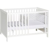 roba Babybett, (BxL): 66 cm x 121,5 cm, Holz, weiß - weiss von roba