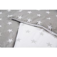roba Bettwäsche 2-tlg 'Little Stars', 100x135 cm, 100% Baumwolle, Decken-& Kissenbezug von roba