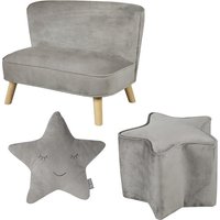 roba Sofa-Set »Lil Sofa «, grau von roba