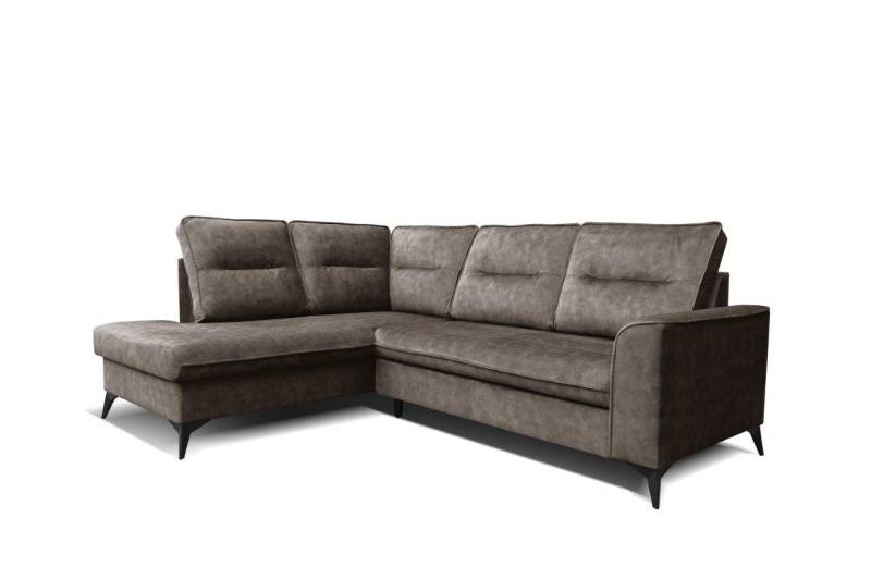robin Ecksofa Camel Ecksofa mit Schlaffunktion Bettkasten 5 Abnehmbare Rückenkissen von robin