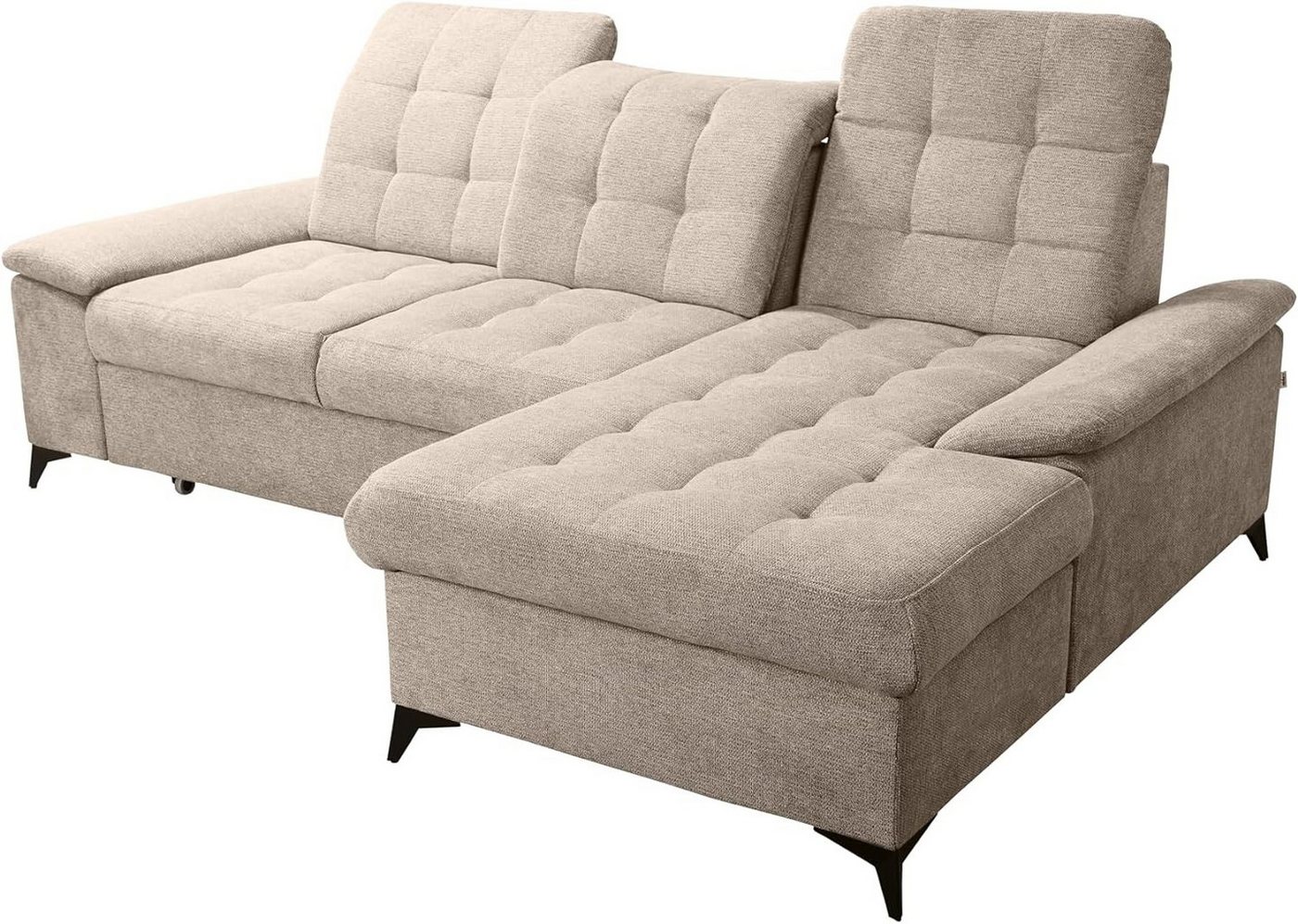 robin Ecksofa L-Form Sofa mit Schlaffunktion & Bettkasten Neo Mini Verstellbar von robin