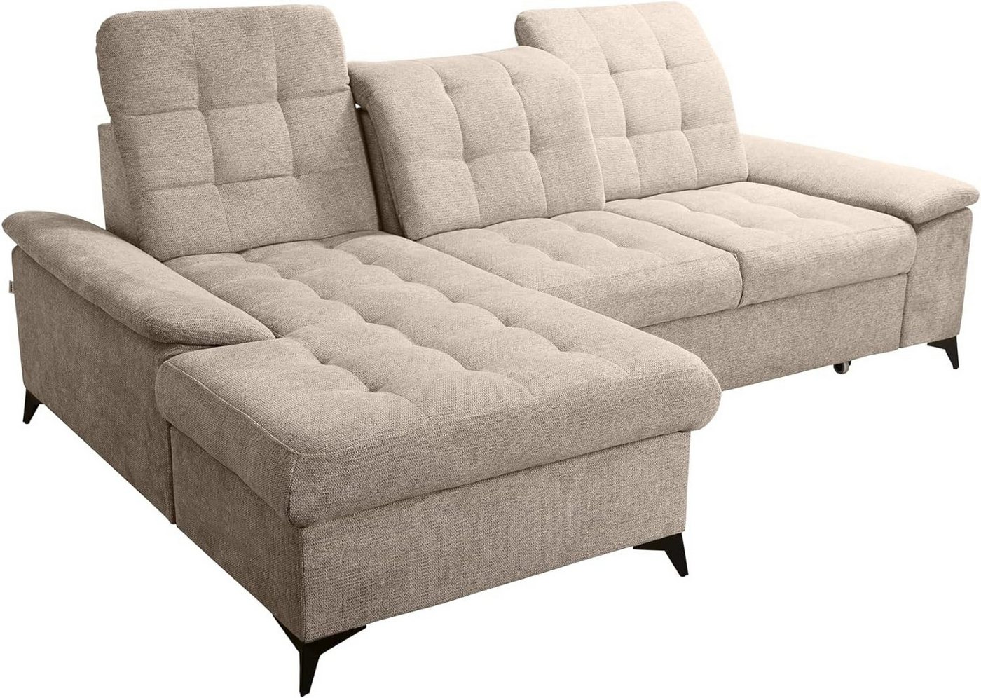 robin Ecksofa L-Form Sofa mit Schlaffunktion & Bettkasten Neo Mini Verstellbar von robin