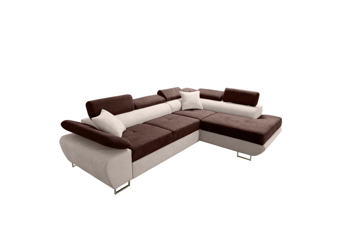robin Ecksofa Premium Wenus Sofa Schlaffunktion Bettkasten Verstellbare Kopfstützen von robin