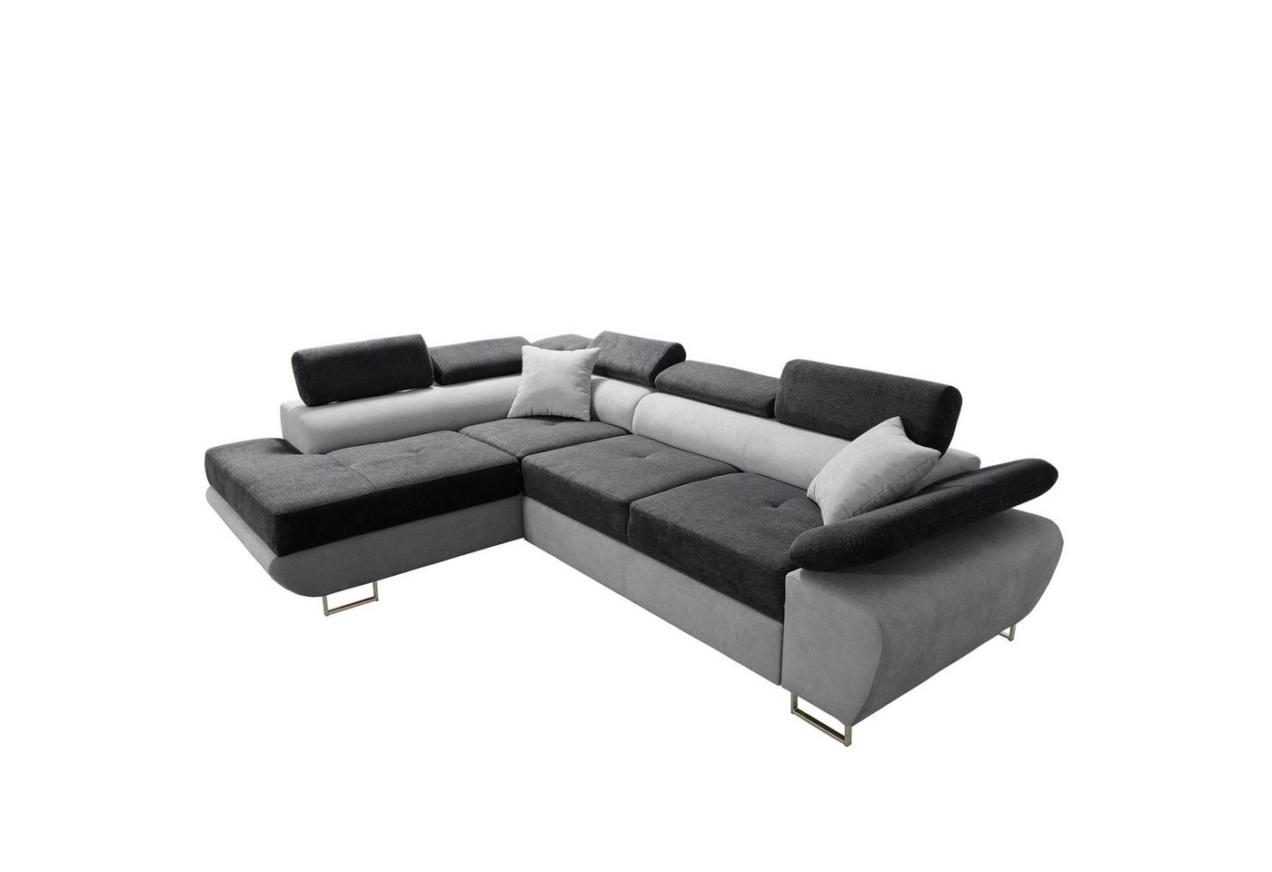 robin Ecksofa Premium Wenus Sofa Schlaffunktion Bettkasten Verstellbare Kopfstützen von robin