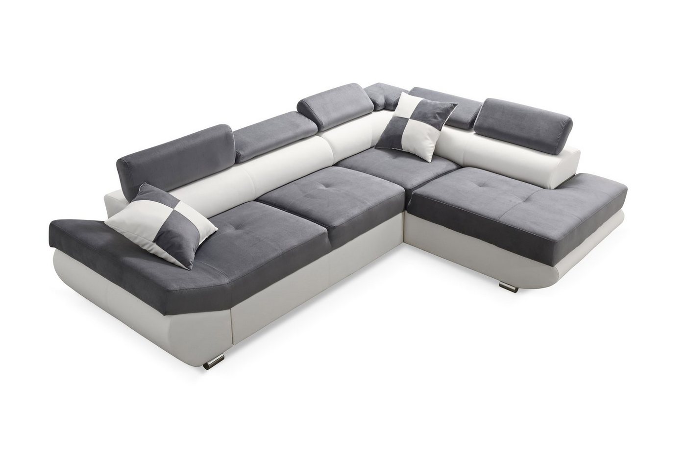 robin Ecksofa Saturn Sofa L-Form mit Schlaffunktion inkl. 2 Kissen von robin