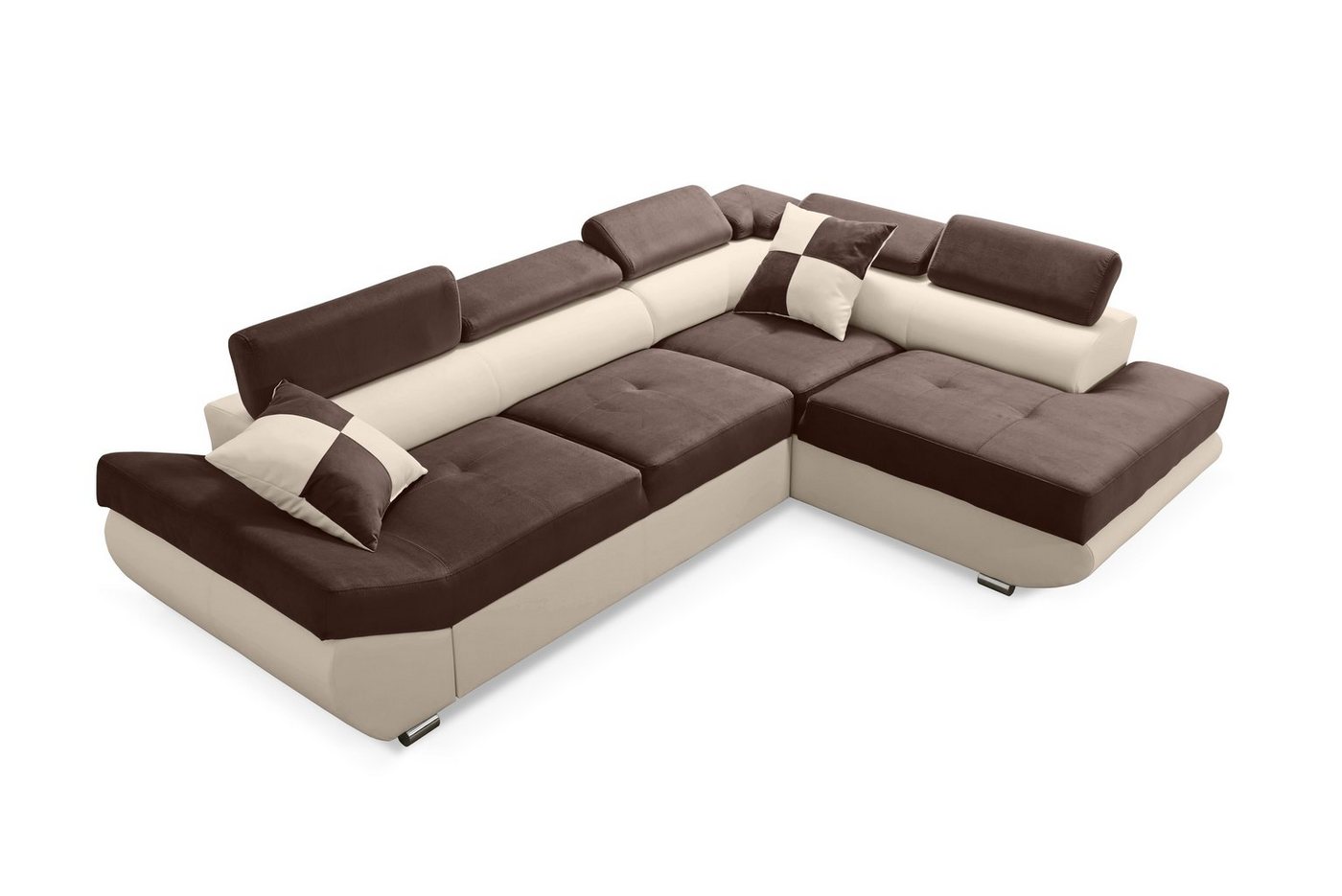 robin Ecksofa Saturn Sofa L-Form mit Schlaffunktion inkl. 2 Kissen von robin