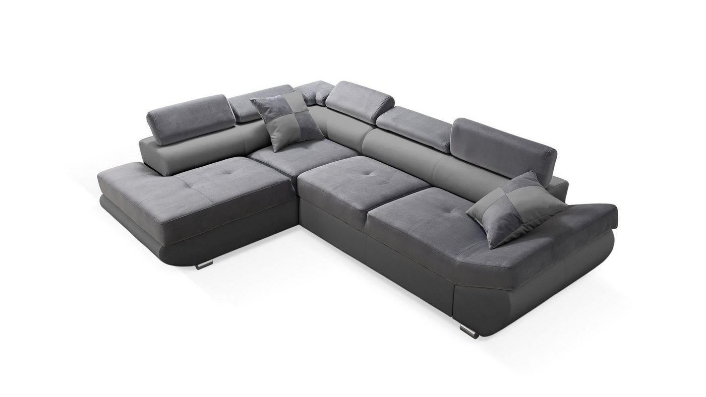 robin Ecksofa Saturn Sofa L-Form mit Schlaffunktion inkl. 2 Kissen von robin