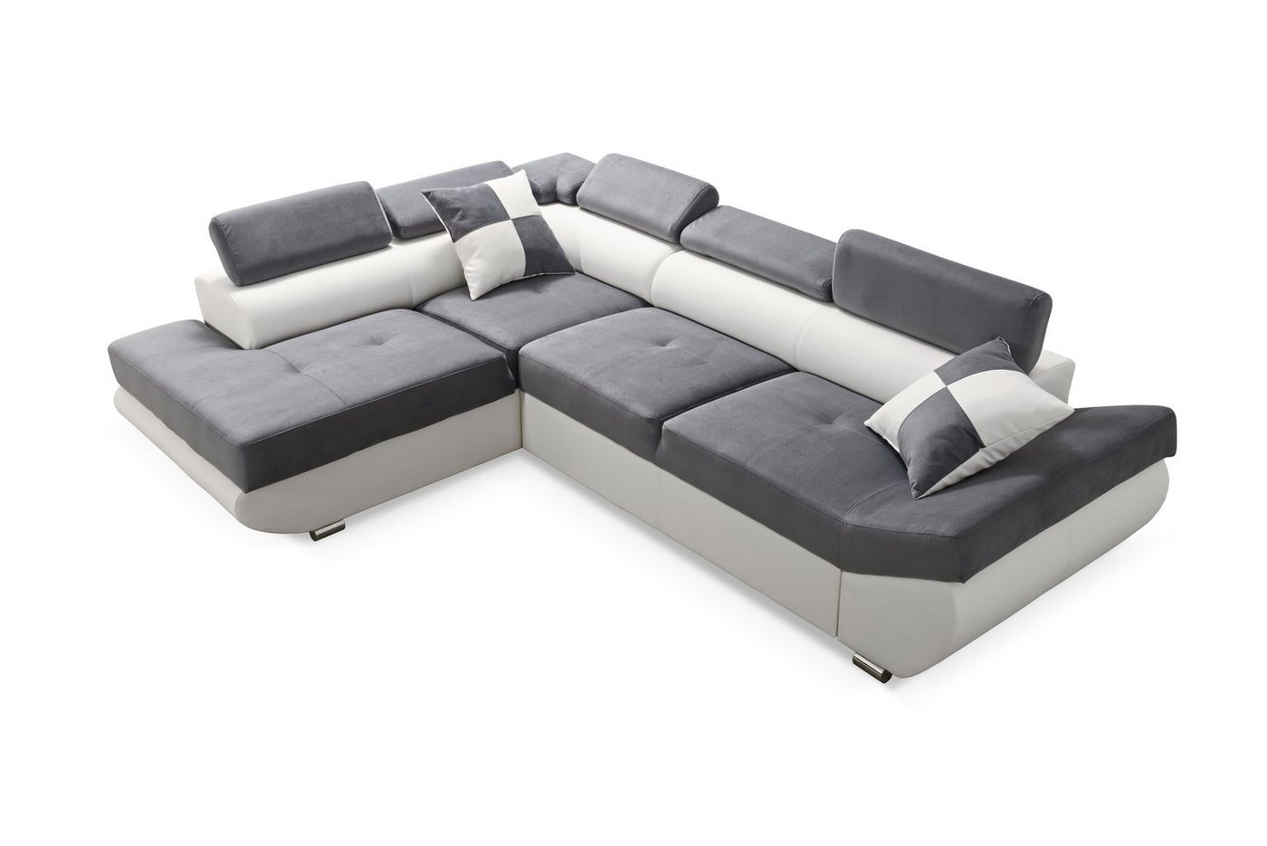 robin Ecksofa Saturn Sofa L-Form mit Schlaffunktion inkl. 2 Kissen von robin