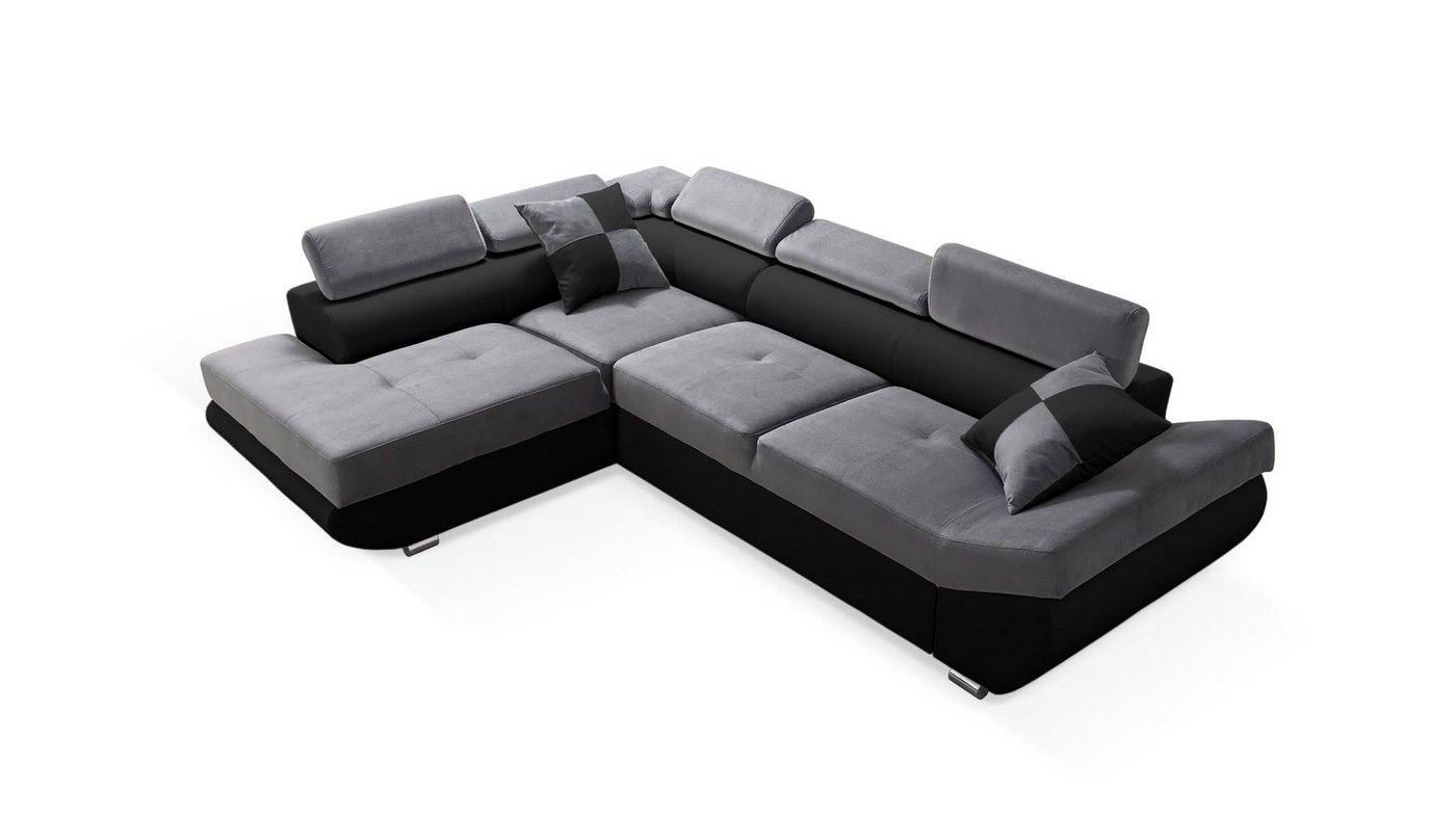 robin Ecksofa Saturn Sofa L-Form mit Schlaffunktion inkl. 2 Kissen von robin