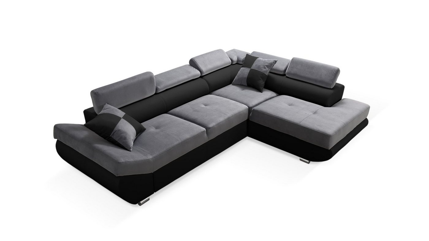 robin Ecksofa Saturn Sofa L-Form mit Schlaffunktion inkl. 2 Kissen von robin