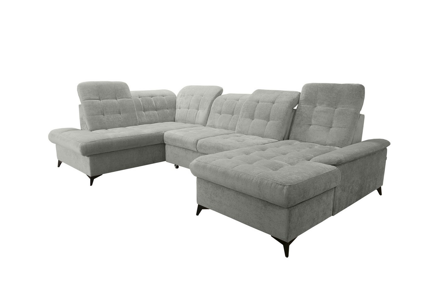 robin Ecksofa Sofa Eckcouch Schlafcouch Freistehend VerstellbarerBettkasten NEO U von robin