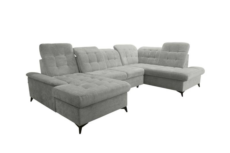 robin Ecksofa Sofa Eckcouch Schlafcouch Freistehend VerstellbarerBettkasten NEO U von robin