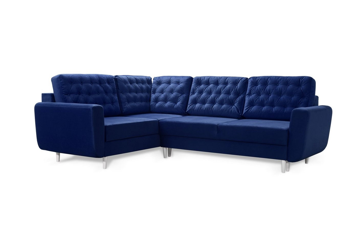 robin Sofa L-Form Sofa mit Schlaffunktion, 2 Bettkästen & Kissen von robin