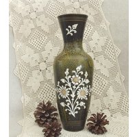 Blumen Auf Emaillierte Messingvase von robinseggbleunest