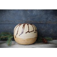 Große Rustikale Moderne Hand Getöpfert Studio Keramik Vase Schüssel Große Rustikale Moderne Hand Getöpfert Studio Keramik Vase Schüssel von robinseggbleunest