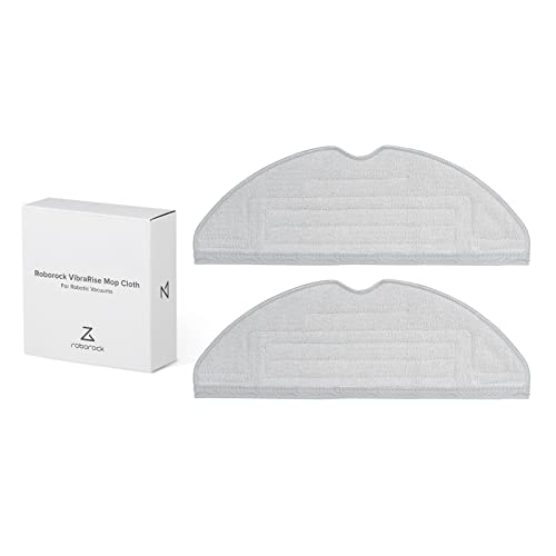 roborock Original Zubehör, VibraRise Wischtücher Zubehör fur S8/S8 +/S8 Pro Ultra/S7/S7 Maxv/S7 Maxv Ultra/S7 Max Ultra/S7 Pro Ultra Roboter Staubsauger Pack of 2 (Grey) von roborock