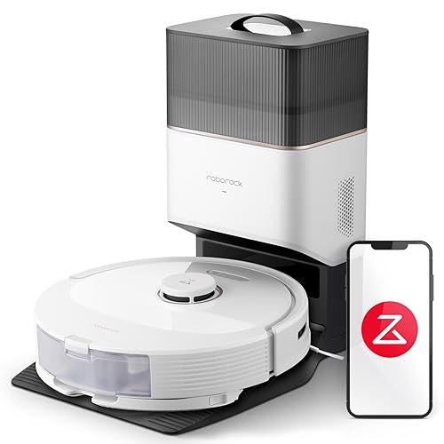 roborock Q8 Max+ Robot Vacuum Cleaner with Self-Draining Suction Station (7 Weeks) / DuoRoller Brush / 5500 Pa Suction Power/No-Go Zones/Cleaning Along The Floor Lines/App (Q7 Max+ Upgrade) von roborock