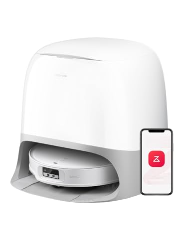 roborock Qrevo CurvX Saugroboter mit Wischfunktion&anhebbarem Wischmopp, 22.000Pa Saugkraft, 7,98 Ultra-Slim Design, Dual Anti-Tangle-System, Reactive Al-Hinderniserkennung (Weiß) von roborock