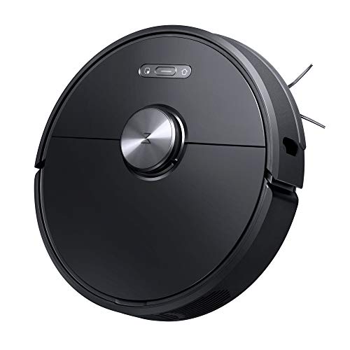 Roborock S6 Saug- und Wischroboter (Saugleistung 2000Pa, 180min Akkulaufzeit, 480ml Staubbehälter, 140ml Wassertank, 67db Lautstärke, Adaptiver Routenalgorithmus, App- und Sprachsteuerung) Schwarz von roborock