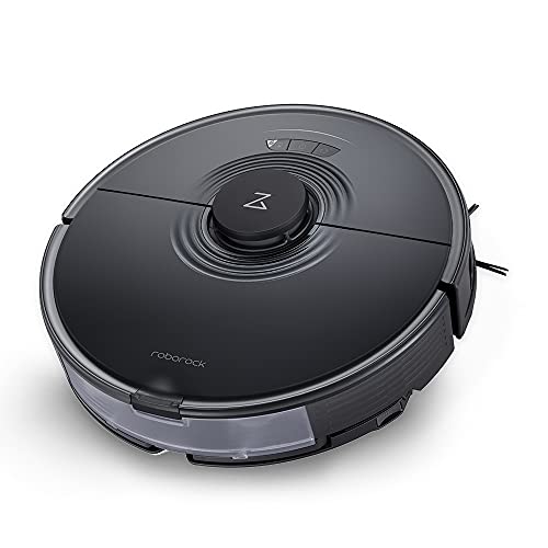 roborock S7-Roboter Staubsauger Alexa 2500Pa App-Überwachung Mehrstufige Kartierung Teppicherkennung Schwimmende Gummibürste Intelligenter Heben für Haustiere, Harte Böden (schwarz) von roborock