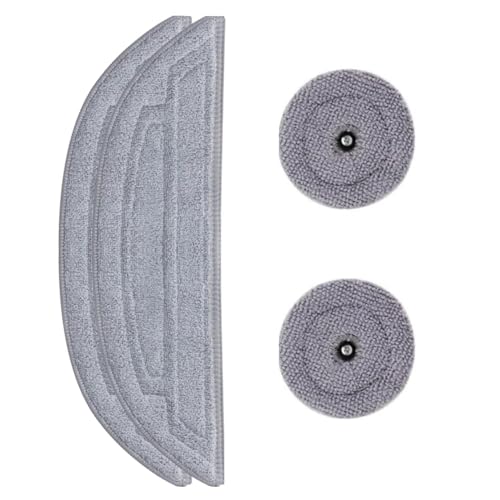 roborock Wischtuch-Set, integrierter Vibrationsmopp*2 + Wischmopp entlang der Kante*2，Geeignet für roborock Saros 10 Staubsauger von roborock