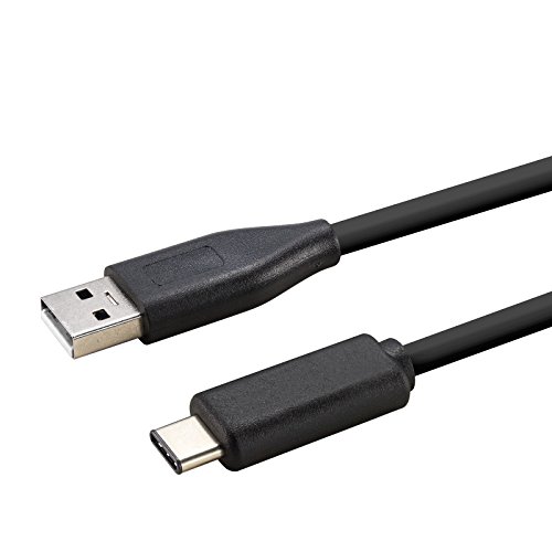 rocabo 1275 1,8m USB 3.1 auf USB 2.0 Kabel – Stecker Typ C auf Typ A – Premium Datenkabel/Ladekabel 480 Mbit/s geeignet – für Festplatten, Tablets, Computer und viele mehr - Schwarz von rocabo
