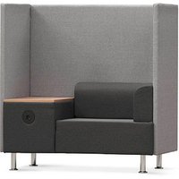 rocada Besprechungsecke Soft Seating schwarz, grau grau Stoff von rocada