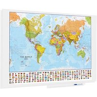 rocada Whiteboard Skin MAP Welt 150,0 x 100,0 cm bunt Stahl rocada Whiteboard Skin MAP Welt 150,0 x 100,0 cm bunt Stahl von rocada