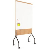 rocada mobiles Whiteboard Natural 100,0 x 120,0 cm weiß lackierter Stahl von rocada