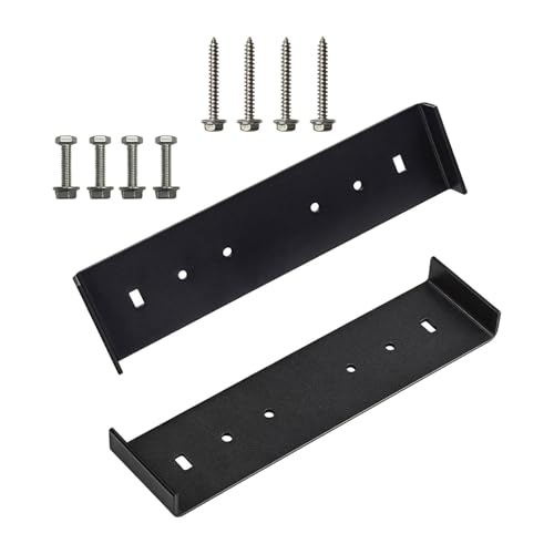 rockible 2Pcs Mailbox Unterstützung mit Montage Schraube Mailbox Befestigung Stehen Briefkästen Halter Halterung von rockible