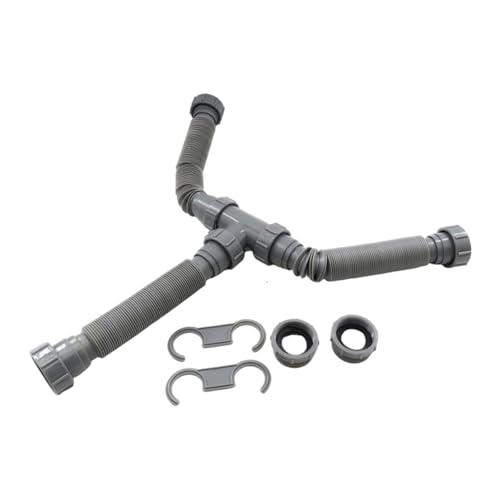 rockible 3 Stück Siphon Ablaufrohr Doppelspüle Küchenabflussrohr Zubehör Reparaturset Flexibel Pp Werkstoff Erweiterbar Leckdicht Einfache Reinigung für rockible 3 Stück Siphon Ablaufrohr Doppelspüle Küchenabflussrohr Zubehör Reparaturset Flexibel Pp Werkstoff Erweiterbar Leckdicht Einfache Reinigung für von rockible