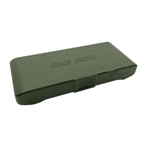 rockible Angelkoffer Angelzubehör Aufbewahrungsbox Angelköderbehälter Rigbox aus Stabilem Pp mit Sicherem Verschluss Und Leichtem Design für Reisen Boot von rockible