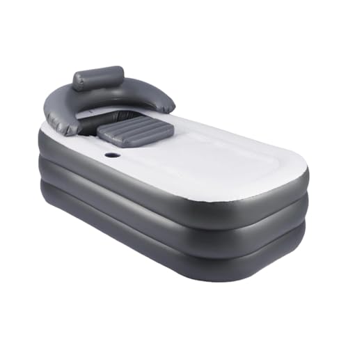 rockible Aufblasbare Badewanne, Einweichbadewanne, tragbare aufblasbare Badewanne, faltbar, für Dusche, Indoor-Outdoor-SPA-Badezimmer, Erwachsene und, Schwarz rockible Aufblasbare Badewanne, Einweichbadewanne, tragbare aufblasbare Badewanne, faltbar, für Dusche, Indoor-Outdoor-SPA-Badezimmer, Erwachsene und, Schwarz von rockible