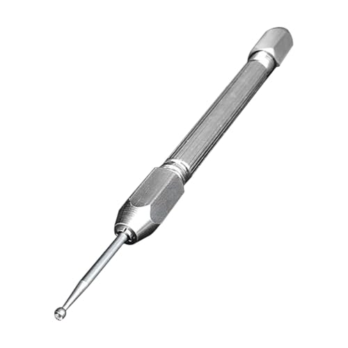 rockible Drahtabrunder, DIY-Schmuckwerkzeug, runder Fräser mit Griff für Kunst- und Handwerksprojekte, 1.0 MM von rockible