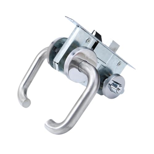 rockible Kommerzielles Hebel-Türschloss, verriegelbarer Türgriff, rostbeständiger Ersatz aus Edelstahl, strapazierfähig, für Notbadezimmer rockible Kommerzielles Hebel-Türschloss, verriegelbarer Türgriff, rostbeständiger Ersatz aus Edelstahl, strapazierfähig, für Notbadezimmer von rockible